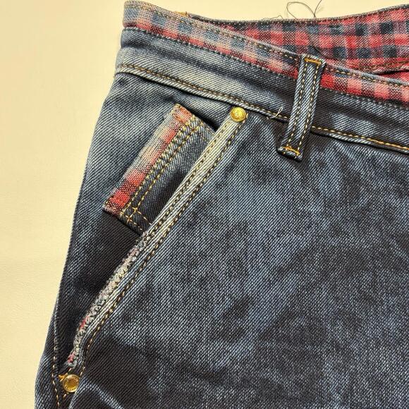 Jimmy & Jordan Premium Denim Jeans Plaid Lining Size 34 - Picture 8 of 16